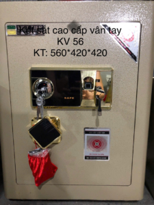 Két sắt KV56 – 560x420x420 – Khóa Vân Tay